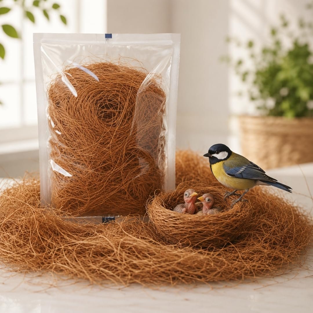 Lavesh Coconut Fiber Nesting Material for Birds - Image 2