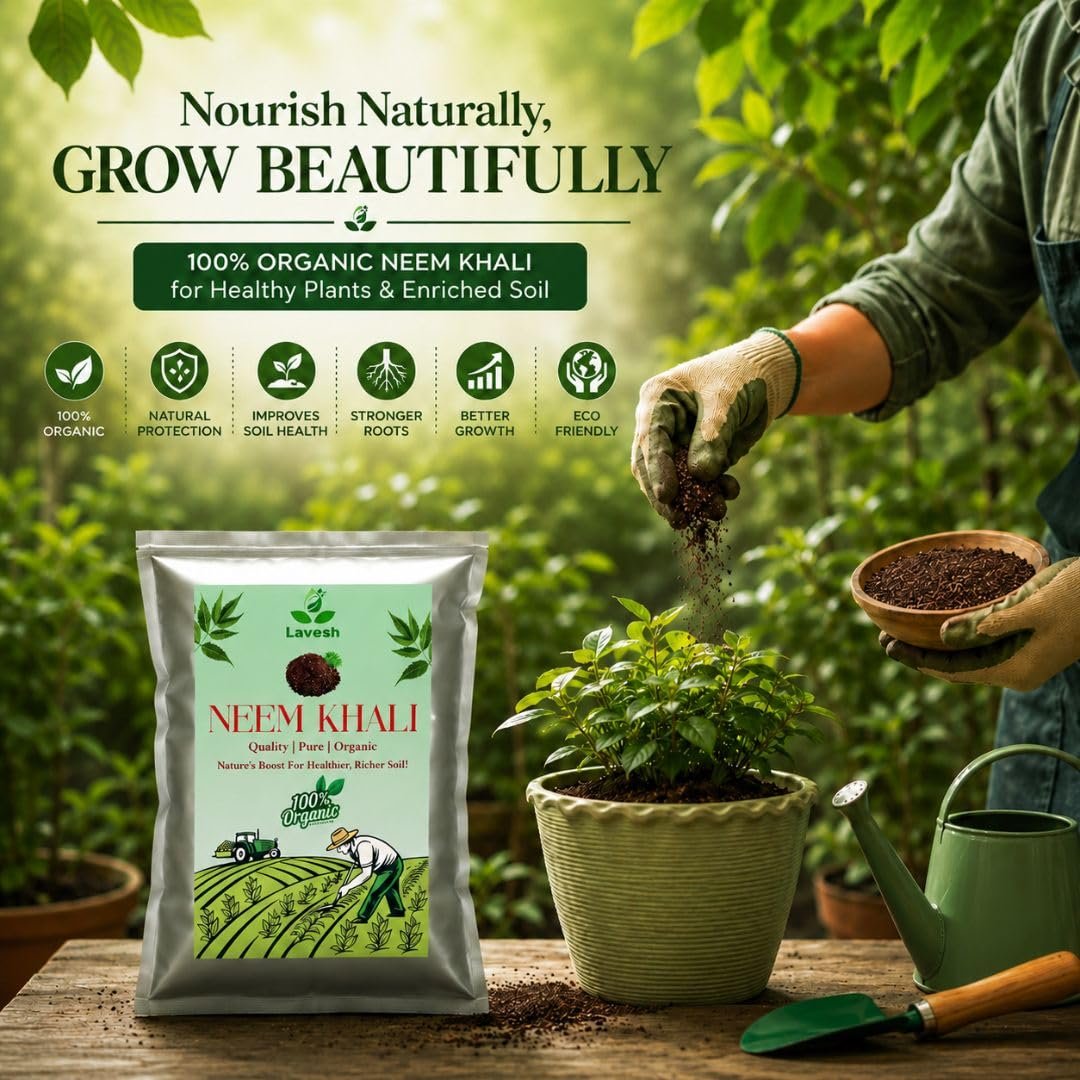 Lavesh Organic Neem Khali for Plants