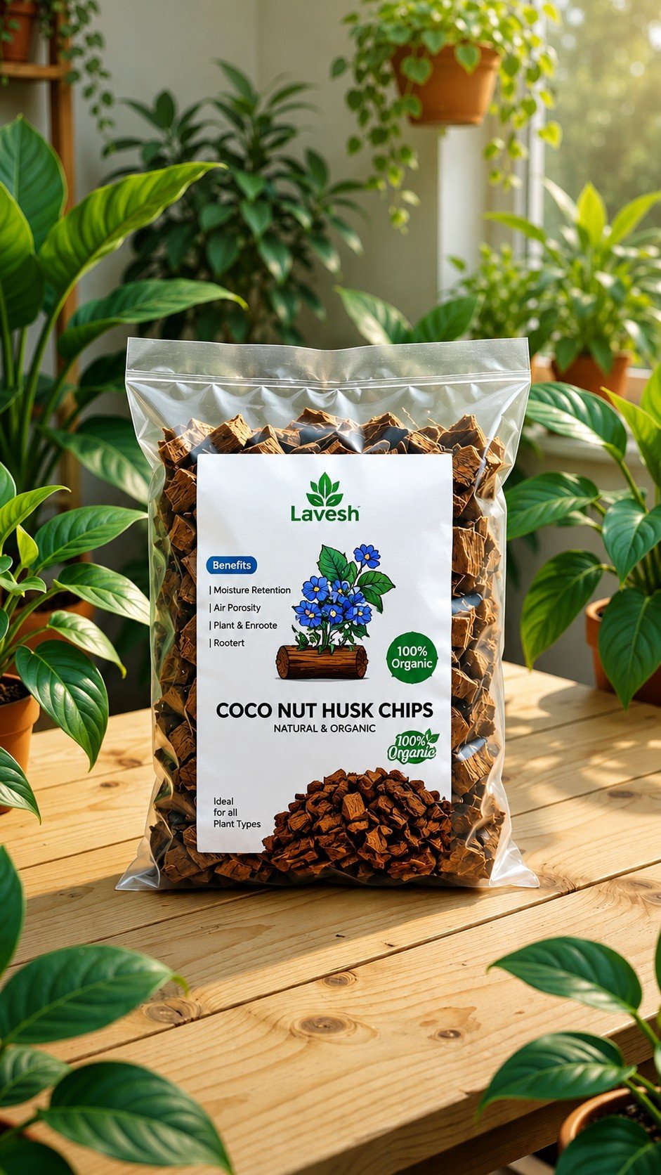 Lavesh Coco Husk Chips